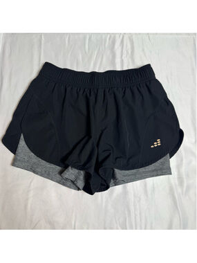 Women's BCG Athletic Running Shorts Size M Black and Grey